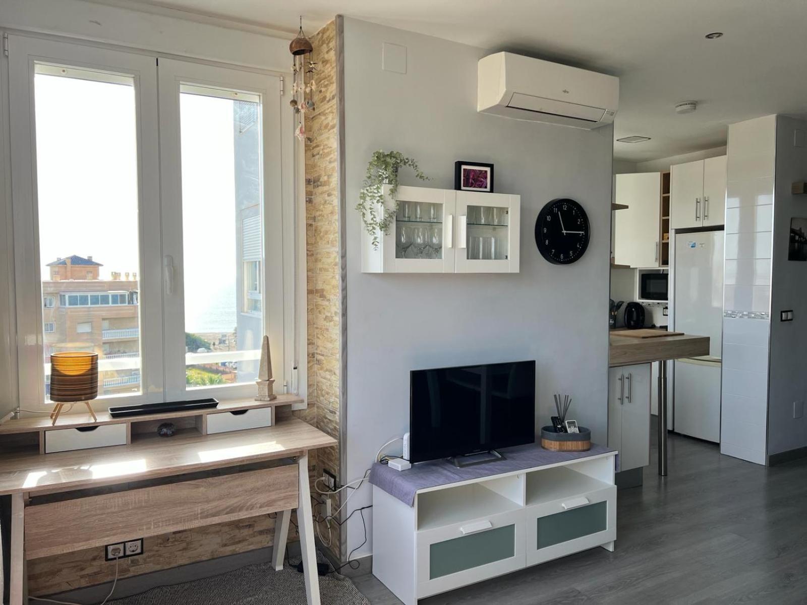 Espectacular Apartamento Junto Al Mar, Con Piscina En Málaga Exterior foto